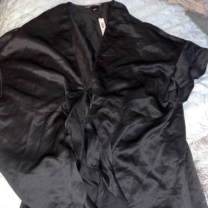 NWT black Victoria’s Secret simple black cover up